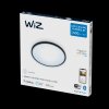 Plafonnier Philips WiZ Super Slim LED Noir, 1 lumière