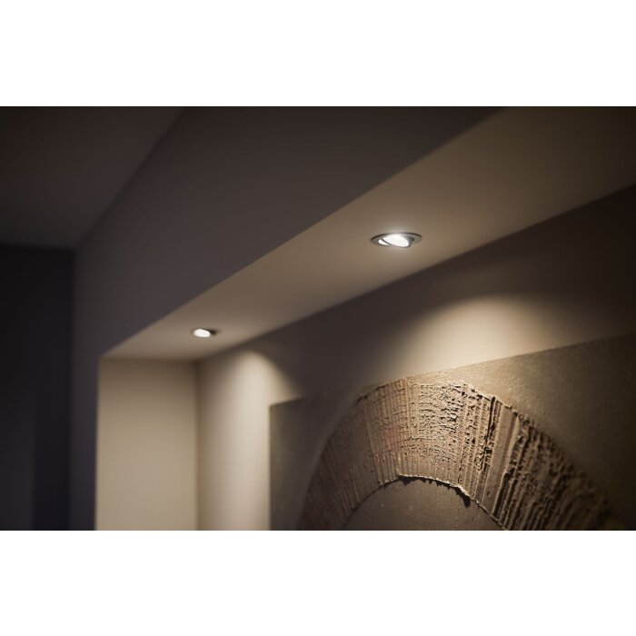 Spot encastrable Philips Hue Centura LED Blanc, 1 lumière, Changeur de couleurs