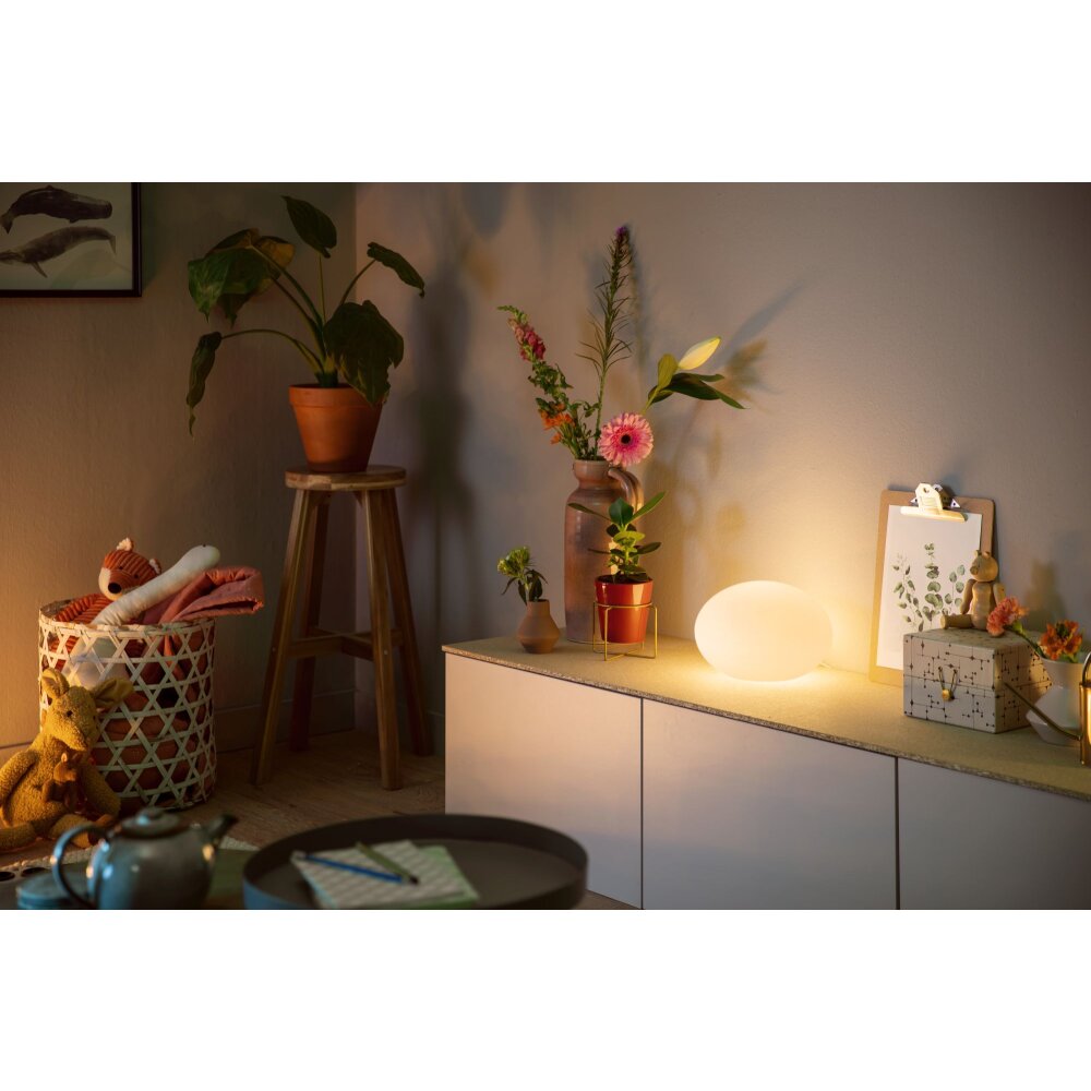 Lampe de table Philips Hue Flourish LED Blanc, 1 lumière, Changeur de couleurs main product photo