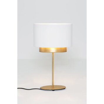 Lampe de table Holländer MATTIA OVAL Or, 1 lumière
