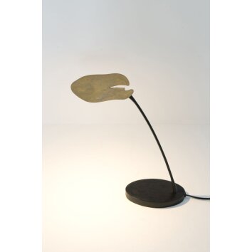 Lampe de table Holländer CONTROVERSA LED Or, Noir, 1 lumière