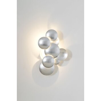 Appliques Holländer BOLLADARIA PICCOLO LED Argenté, 3 lumières