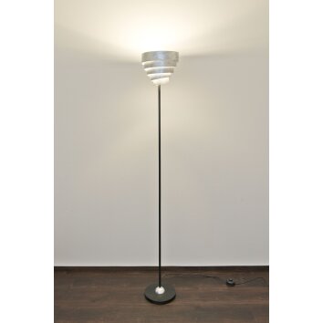 Lampadaire Holländer BANDEROLE Brun, Noir, Argenté, 1 lumière