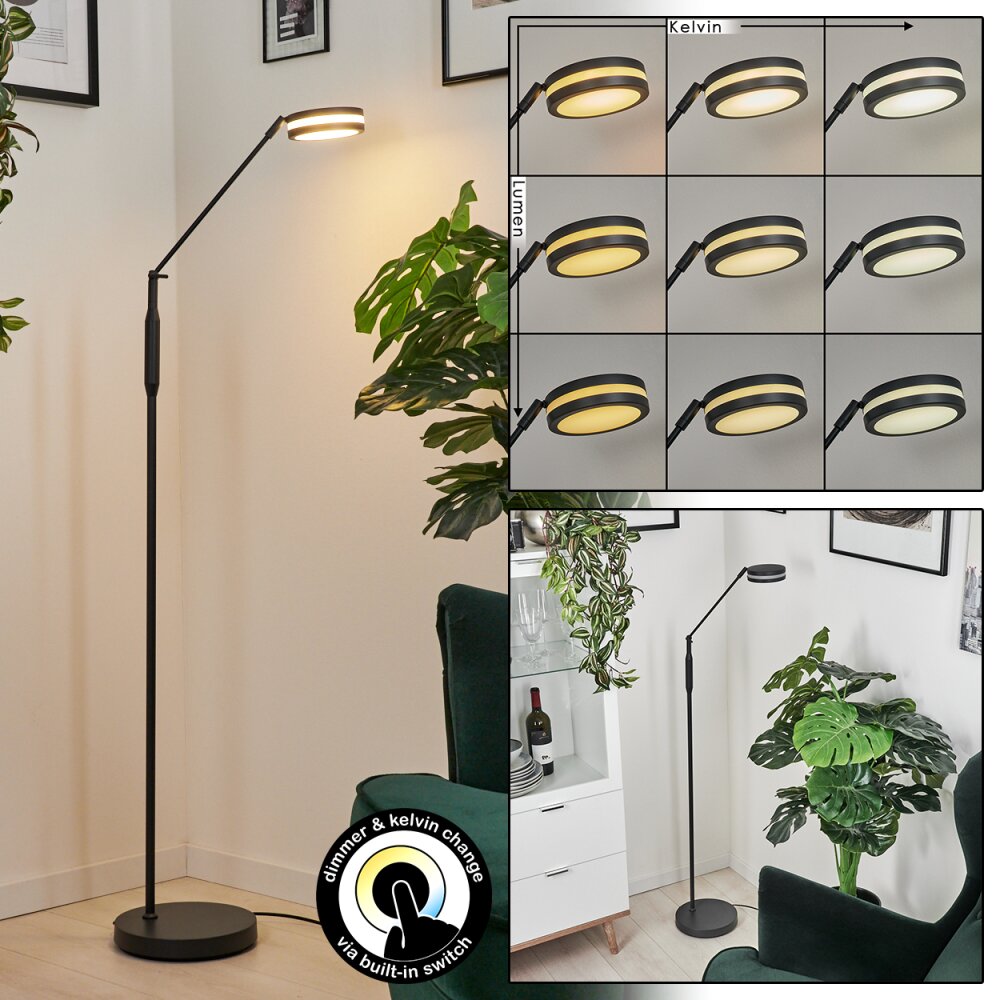 Lampadaire Huallilemu LED Anthracite, 1 lumière main product photo