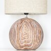 Lampe de table  Lahnus Brun, Couleur bois, Blanc, 1 lumière