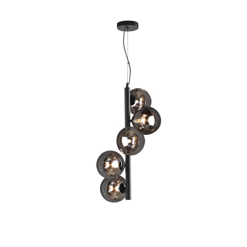 Suspension Lutec NEPTUN Noir, 5 lumières main product photo