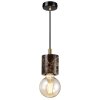 Suspension Nordlux SIV Aspect marbre, Noir, 1 lumière