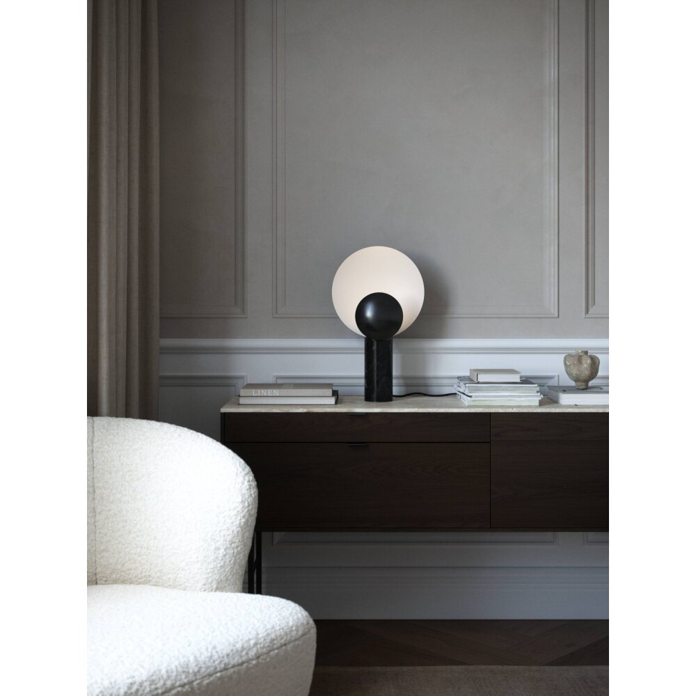 Lampe de table Design For The People by Nordlux CACHÉ Noir, Blanc, 1 lumière main product photo