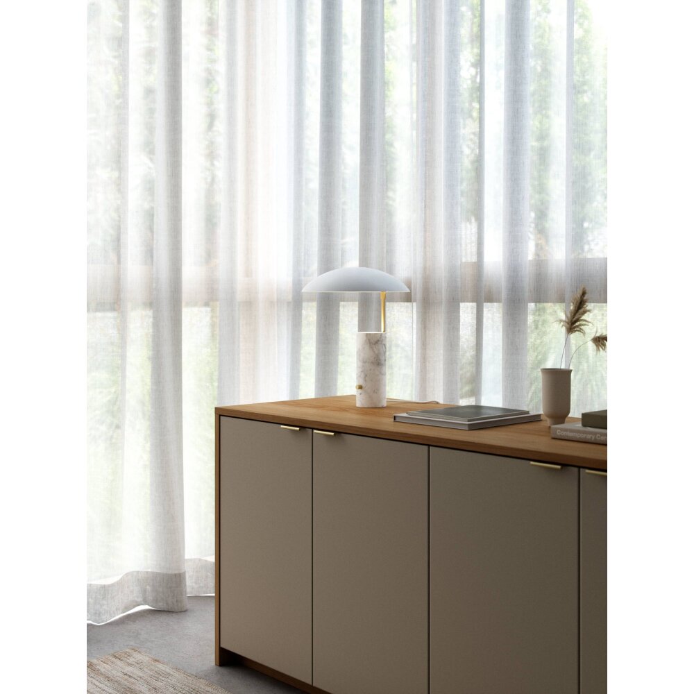 Lampe de table Design For The People by Nordlux MADEM Laiton, Blanc, 1 lumière main product photo