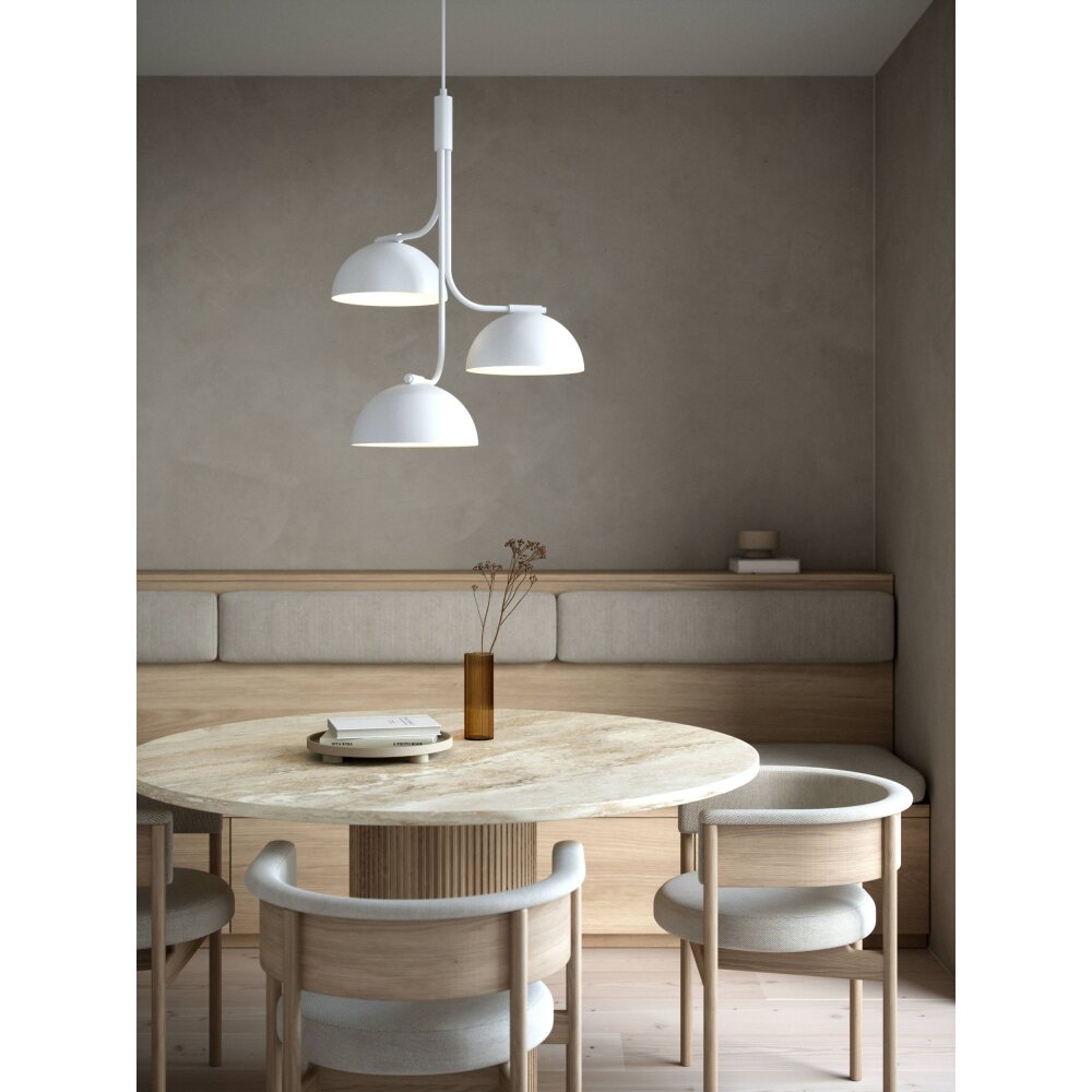 Suspension Design For The People by Nordlux TULLIO Blanc, 3 lumières main product photo