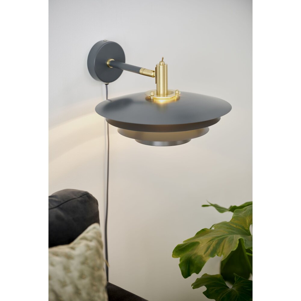 Applique murale Nordlux BRETAGNE Gris, 1 lumière main product photo