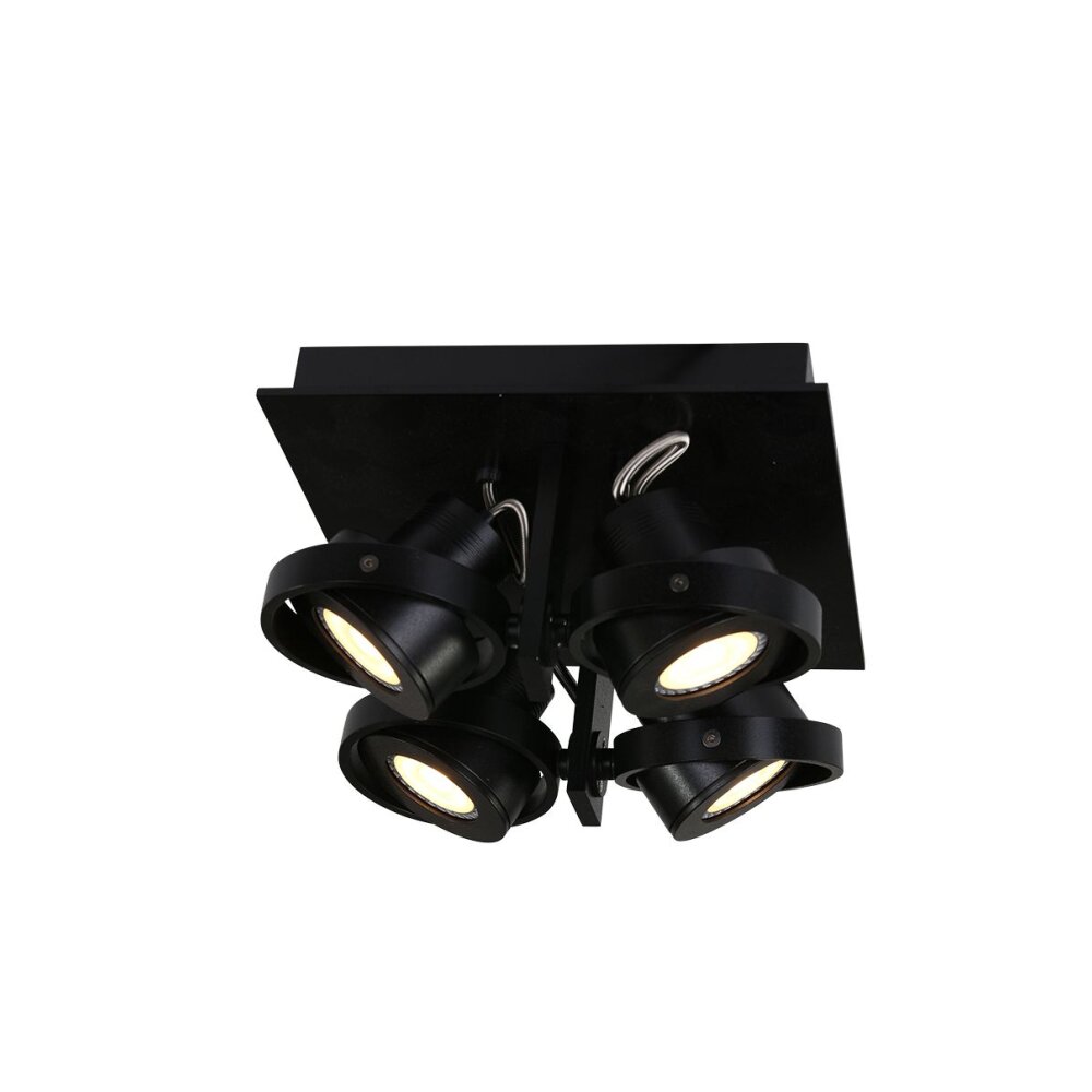 Plafonnier Steinhauer MEXLITE Noir, 4 lumières main product photo