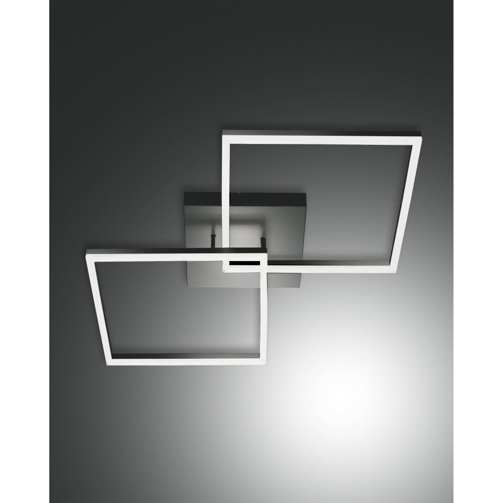 Plafonnier Fabas Luce Bard LED Anthracite, 1 lumière main product photo