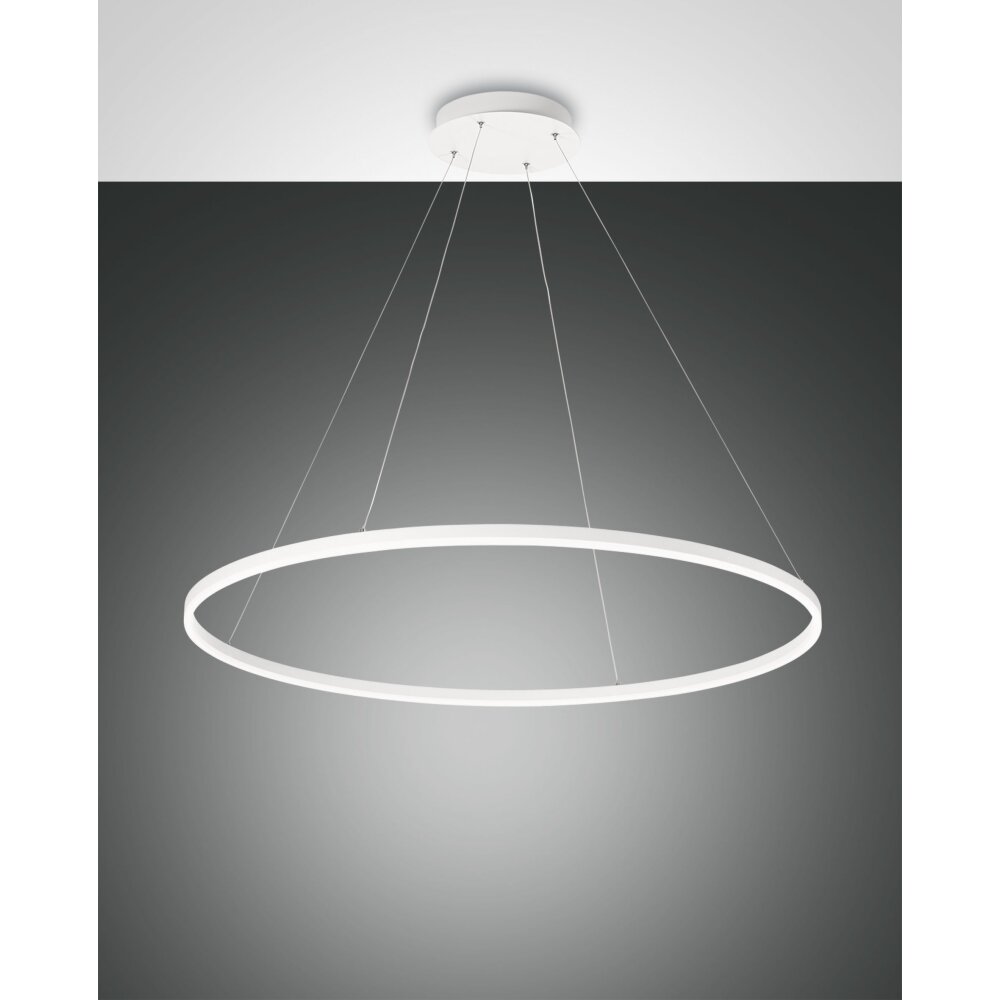 Suspension Fabas Luce Giotto LED Blanc, 1 lumière main product photo