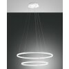 Suspension Fabas Luce Giotto LED Blanc, 2 lumières