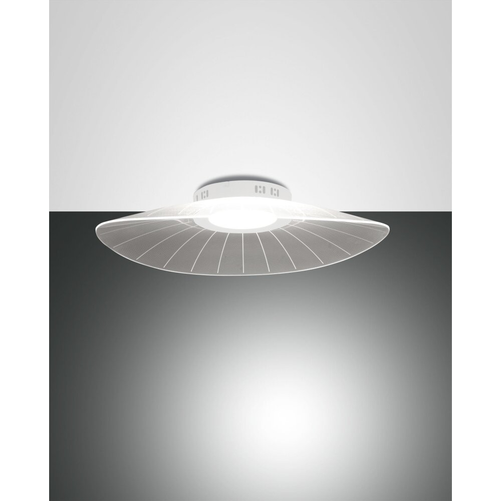 Plafonnier Fabas Luce Vela LED Blanc, 1 lumière main product photo