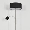 Lampadaire  Murteirinha Nickel mat, Noir, 2 lumières