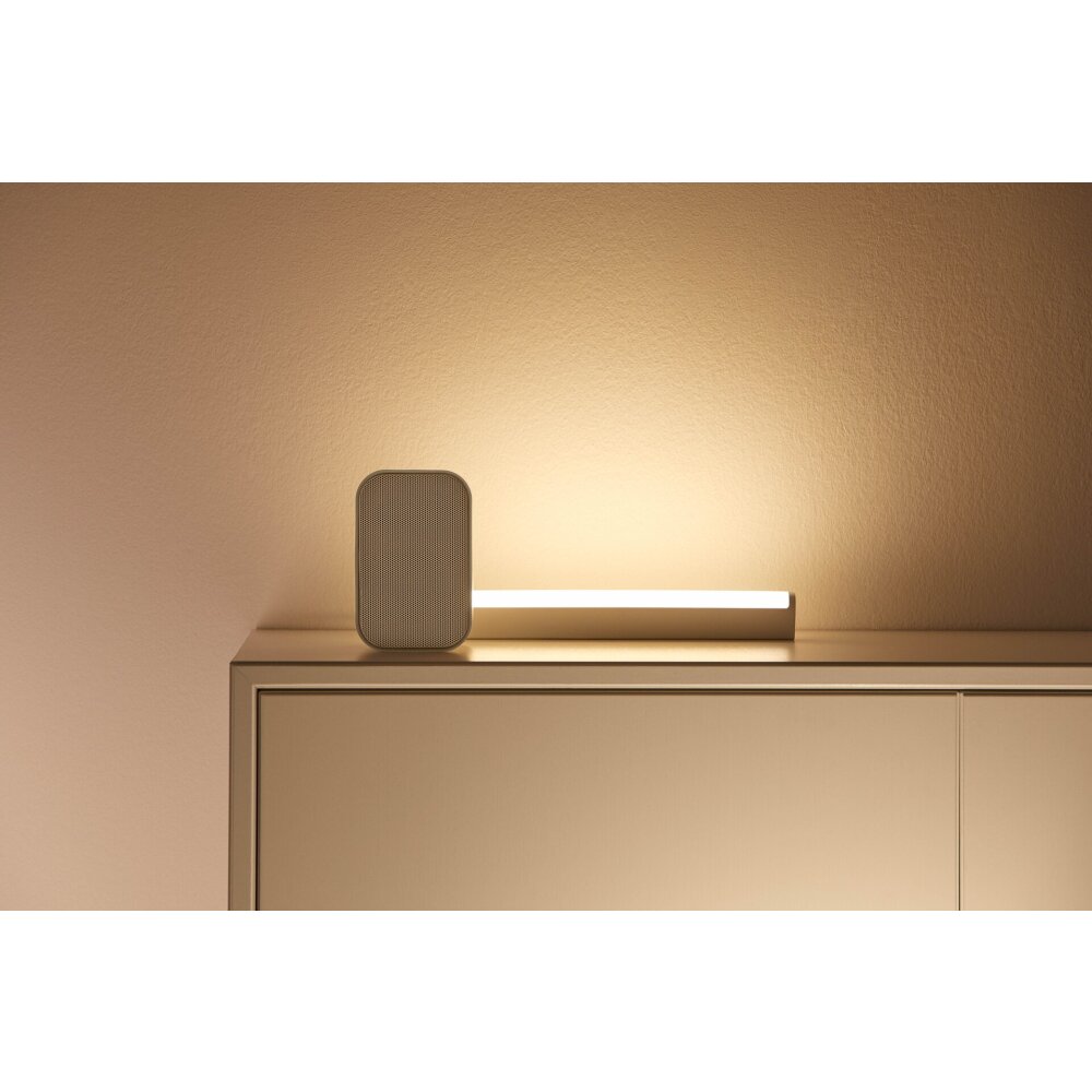 Lampe de table Philips WiZ LightBar LED Blanc, 1 lumière, Changeur de couleurs main product photo
