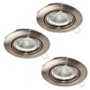 Spot encastrable Eglo MAZUBY LED Nickel mat, 3 lumières