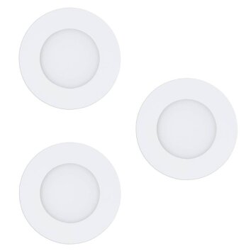 Spot encastrable Eglo FUEVA-Z LED Blanc, 3 lumières