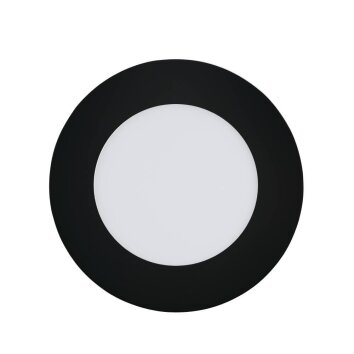 Spot encastrable Eglo FUEVA-Z LED Noir, 1 lumière