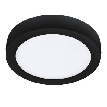 Plafonnier Eglo FUEVA-Z LED Noir, 1 lumière