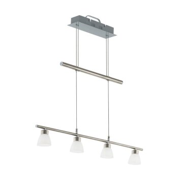 Suspension Eglo BORRIOL LED Nickel mat, 4 lumières