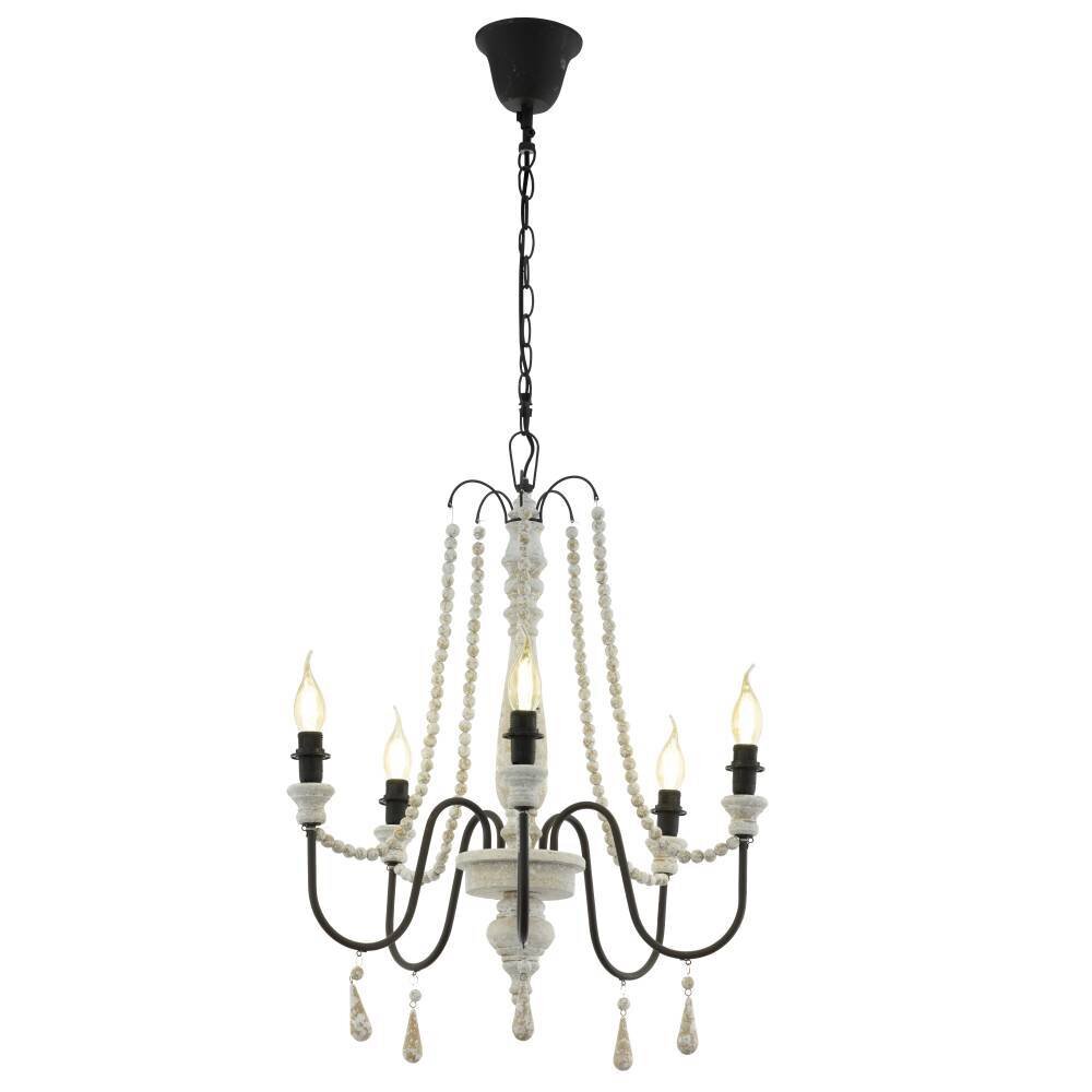 Lustre Eglo KRONE Brun, 5 lumières main product photo