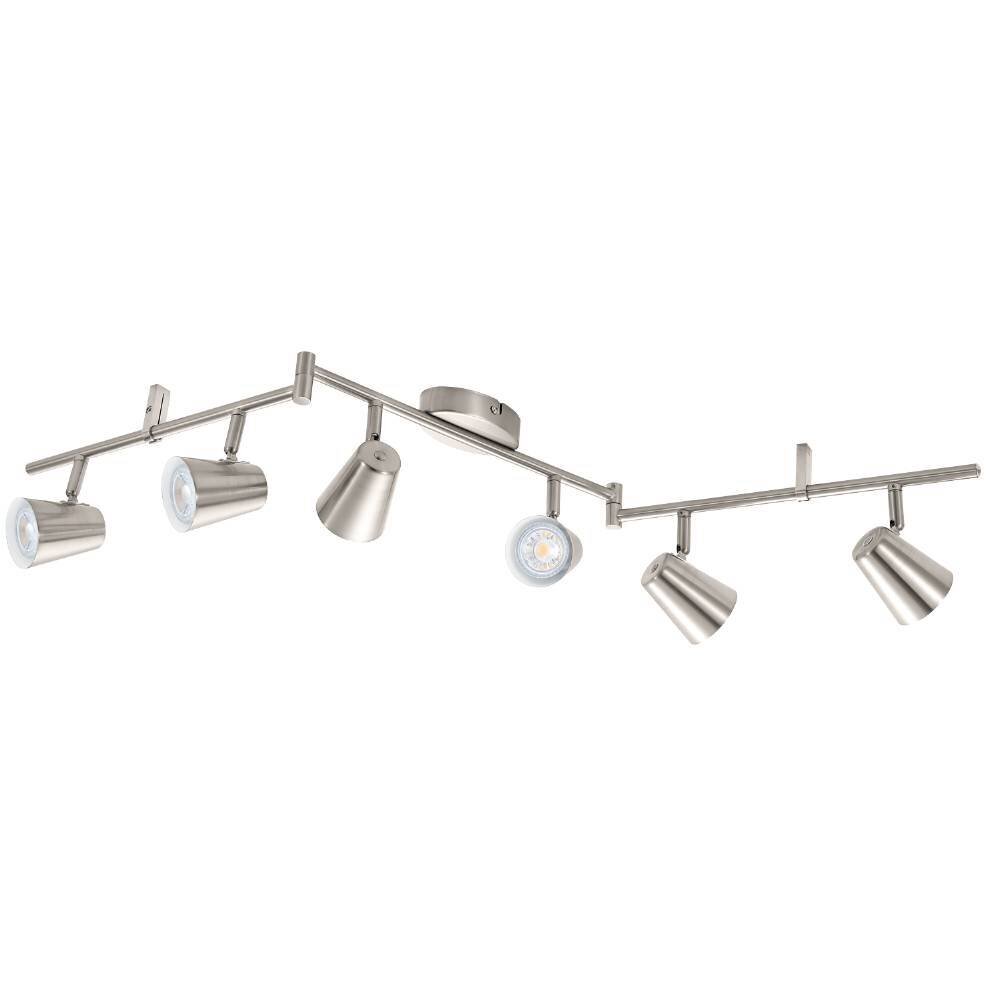 Plafonnier Eglo TRAVALE LED Nickel mat, 6 lumières main product photo