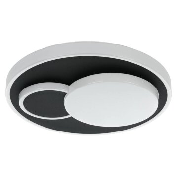 Plafonnier Eglo LEPRESO LED Noir, Blanc, 1 lumière
