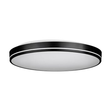 Plafonnier Eglo OROTAVA LED Noir, 2 lumières, Télécommandes