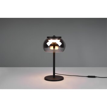 Lampe de table Trio Madison LED Noir, 1 lumière