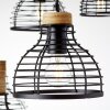 Suspension Brilliant Avia Bois clair, Noir, 6 lumières