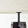 Lampadaire Brilliant Holbrook Noir, 1 lumière