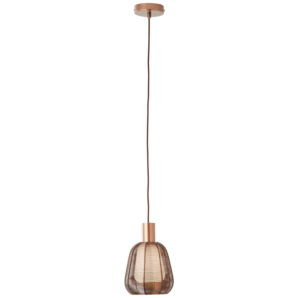 Suspension Brilliant Wallace Moka, 1 lumière main product photo