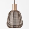 Suspension Brilliant Wallace Moka, 3 lumières