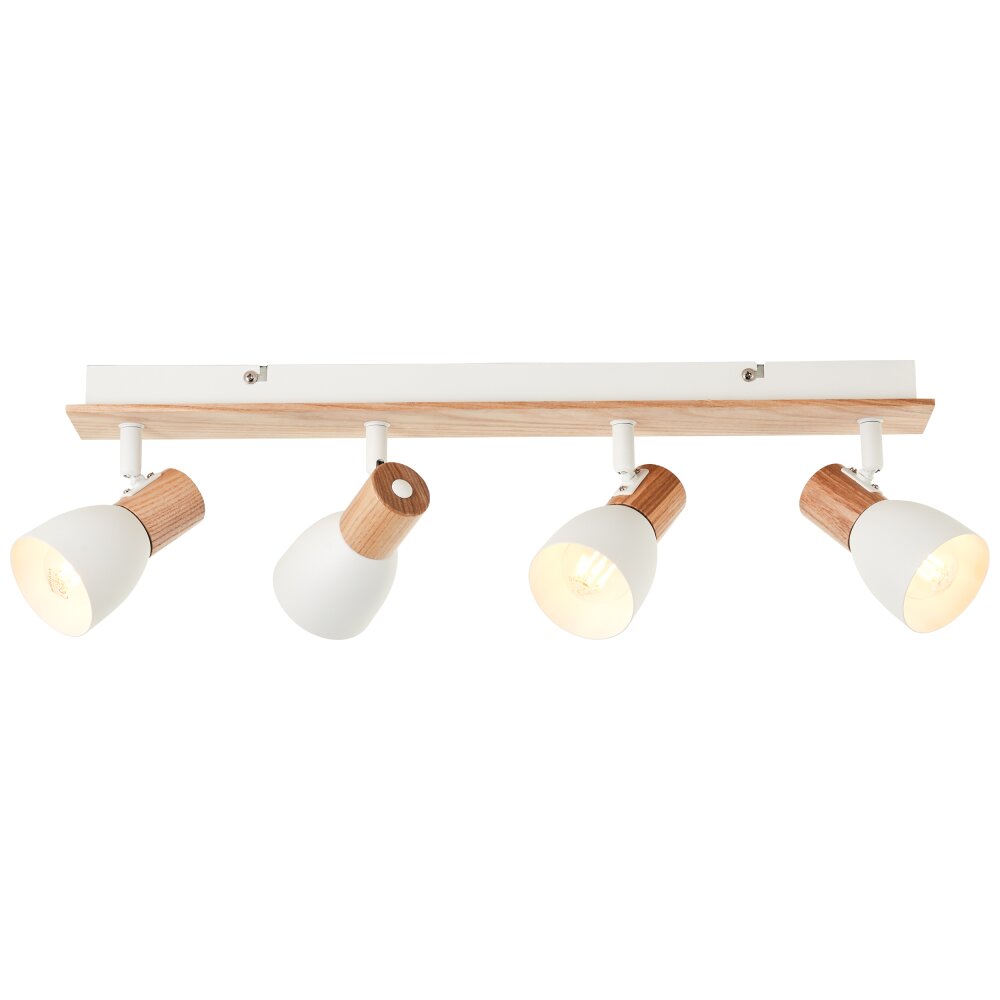 Plafonnier Brilliant Daintree Écru, Blanc, 4 lumières main product photo
