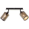 Plafonnier Brilliant Cheval Noir, 2 lumières