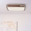 Plafonnier Brilliant Woodbury LED Blanc, 1 lumière
