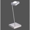 Lampe à Poser Paul Neuhaus Q-Fisheye LED Acier inoxydable, 2 lumières, Télécommandes, Changeur de couleurs