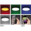 Plafonnier Paul Neuhaus Q-LENNY LED Anthracite, 1 lumière, Télécommandes, Changeur de couleurs