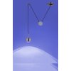 Suspension Paul Neuhaus Q-ADAM LED Acier inoxydable, 1 lumière, Télécommandes, Changeur de couleurs
