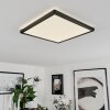 Plafonnier  Folgares LED Noir, 1 lumière