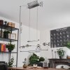 Suspension  Fernandaires LED Nickel mat, 8 lumières