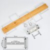 Suspension  Pompu LED Écru, Blanc, 1 lumière