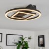 Plafonnier  Canhoso LED Noir, 1 lumière