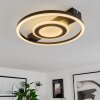 Plafonnier  Canhoso LED Noir, 1 lumière