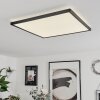 Plafonnier  Folgares LED Noir, 1 lumière