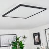 Plafonnier  Folgares LED Noir, 1 lumière