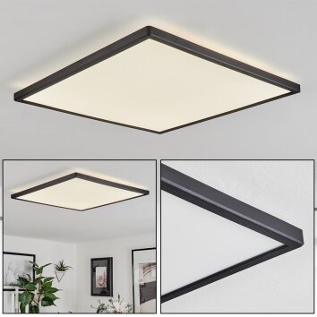 Plafonnier  Folgares LED Noir, 1 lumière